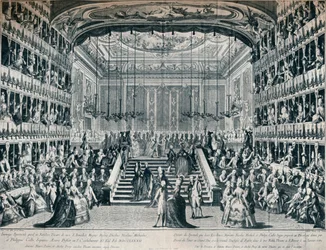 Venäjän suurherttuan ja herttuattaren vastaanotto San Benedetton teatterissa, 1902