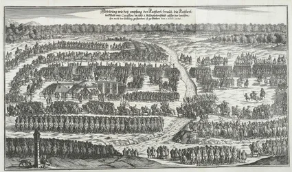 Espanjalaisen Infanta Margaret Theresan vastaanotto Wienissä 6. joulukuuta 1666.