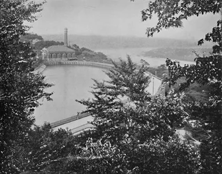 Reservoir, Eden Park, Cincinnati, Ohio, 1897.