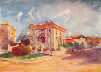Asuinpaikka H.E. DR. Pedro de Toledo, entinen maatalousministeri, Avenida Beira maaliskuu, 1914