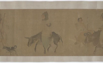 Paluu kotiin sadonkorjuun jälkeen, Yuan- tai Ming-dynastia, 1300-1400-luku.