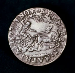 Kääntöpuoli vuoden 1577 kirkkaan komeetan muistoksi