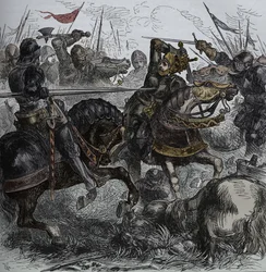 Richard III Bosworthissa, 22. elokuuta 1485, c1880