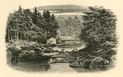 River Scene, Langdale, 1890.