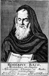 Roger Bacon, englantilainen kokeellinen tiedemies, filosofi ja fransiskaanilitari