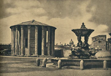 Rooma - Piazza Bocca della Verita, 1910.