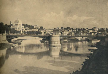 Rooma - Ponte Garibaldi, 1910.