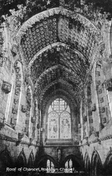 Kanslin katto, Rosslyn Chapel, Midlothian, Skotlanti, 1900-luku