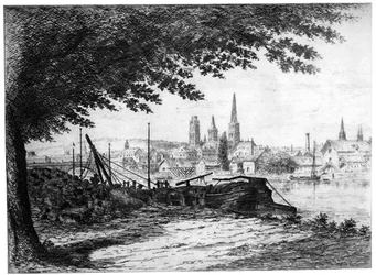 Rouen Cours-la-Reinen vangitseminen, c1865-1905 1924