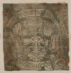 Pyöreä pyöreä pyöreä palmettipuu, tunikasta, 650-850.