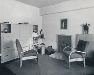 Rowley Gallery of Decorative Art Ltd - Yhdistetty ruokailu-olohuone suljettu, 1939