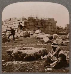 Rauniot lähellä Machaerusta, 1900