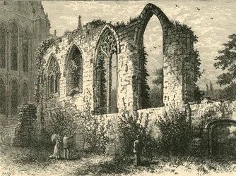 Guesten Hallin rauniot, 1898.