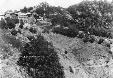 Sadar Bazar ja Kalna Hill, Chakrata, 1917