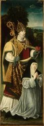 Pyhä Augustinus ja augustinolainen kanonitar, 152550.