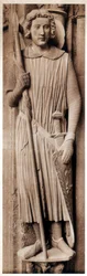 Saint Theodore, Chartresin katedraali, Ranska, 1200-luku