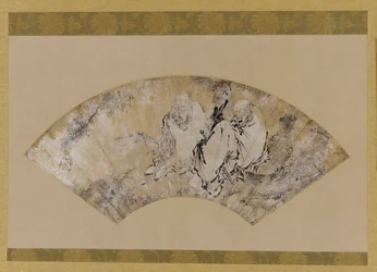 Sakyamuni, Confuci i Lao-tzu sota un pi, període Muromachi, 1392-1568. finlandès