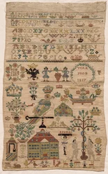 Sampler-fragmentti, 1817.