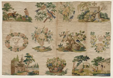 Sampler-fragmentti, 1819.