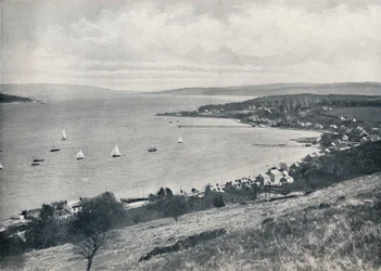 Sandbank - idästä, näytetään Sandbank ja Kilmun, 1895