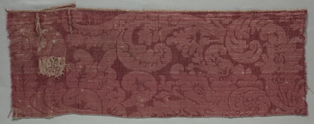Satiini tekstiili, 1600-luvun loppu.