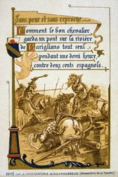 Kohtaus Bertrand du Guesclinin elämästä 1800-luvulta