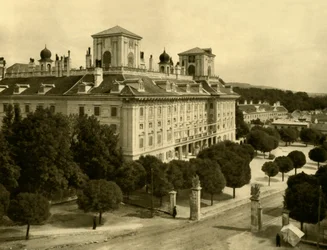 Esterházyn palatsi, Eisenstadt, Burgenland, Itävalta, 1935.