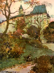 Schloss Weyherburg, 1929.