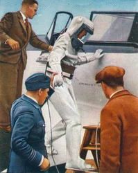 Sinetöity lentävä puku, 1938