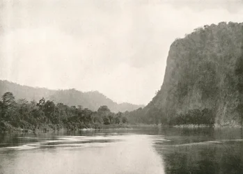 Toinen Defile Irrawaddy-joella, lähellä Bhamoa, 1900.
