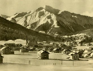 Seefeld in Tirol, Itävalta, vuodelta 1935.