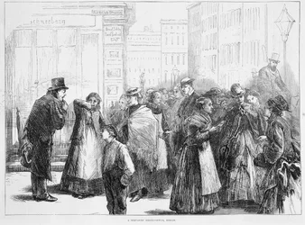 Palvelijoiden palkkaustoimisto, Berliini, Saksa, 1874