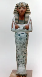 Shabti-hahmo Ramses IV:stä, egyptiläinen, 20. dynastia