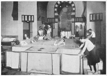 Shampoopesuhuone turkkilaisessa saunassa, 76 Jermyn Street, Piccadilly, Lontoo, c1903 1903