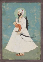 Sikhiaatelinen profiilissa, c1800