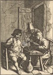 Laulava pariskunta ja viulu, 1610-85.