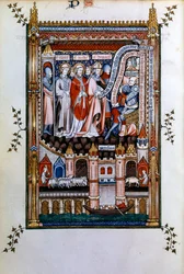 Sisinnius kehottaa St Denistä luopumaan uskostaan, 1317