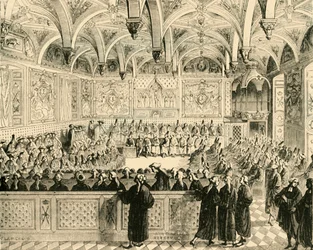 Pariisin parlamentin istunto 1890.