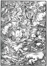 Luonnos viimeiselle tuomiolle Gerard dEuphratessa, Pariisi, 1549, 1870