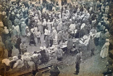 Smolenskin markkinat, Moskova, Neuvostoliitto, 1920-luku