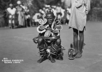 Käärmeen hurmaaja, Sierra Leone, 1900-luku