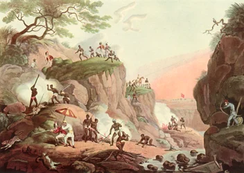 Urheilu Intiassa - Tupakointi susia mailta, c1808, 1901.