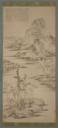 Spring Mists over a Riverside Pavilion, Ming-dynastia, 1368-1644.