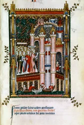 St Denis Pariisin porteilla, 1317