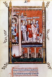 St Denis on esitetty marttyyrit, 1317