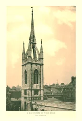 St Dunstan idässä, The Steeple, 1800-luvun puolivälissä.