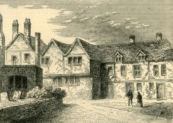 St. Katherines Hospital - The Brothers Houses vuonna 1781, c1872.