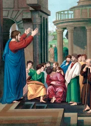 Pyhä apostoli Paavali saarnaa ateenalaisille, n. 1860