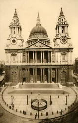 St. Pauls Cathedral, Lontoo, 1924.
