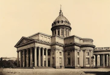 Pietari / Venäjä. Kazanin katedraali. Noin 1900